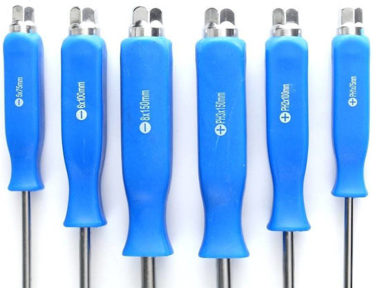 Set 6 Șurubelnițe Diferite Drept + Cruce Ta4040 Tagred