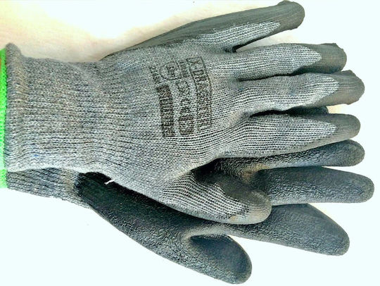 Procera Arbeitshandschuhe Gray Latex, Leder/Polyester 1Stück