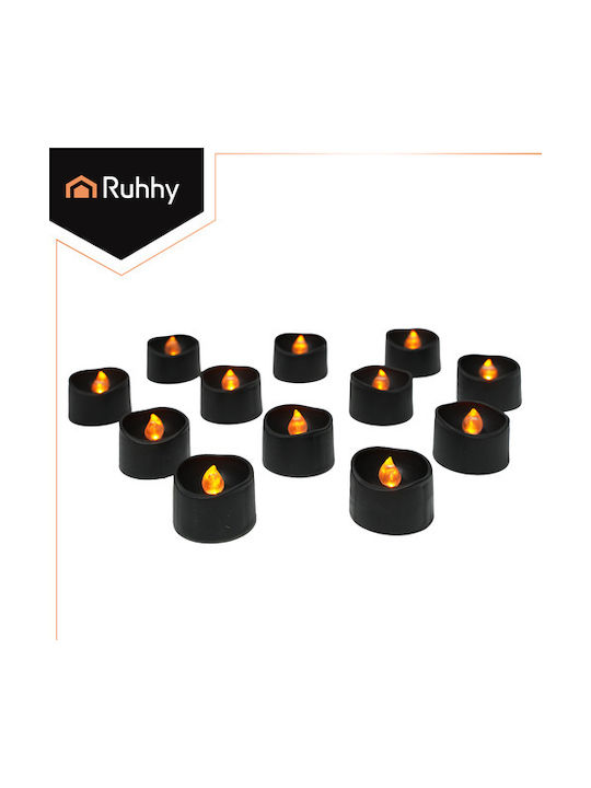 Ruhhy Decorative Lamp Wax Polish Black 12pcs