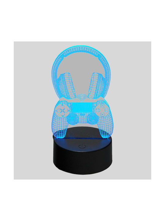 Mecharite Lustră Decorativă Iluzie 3D Multicolor