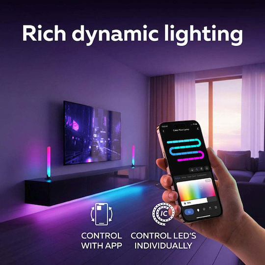 Calex Smart Διακοσμητικό Φωτιστικό LED RGBIC Μπάρα