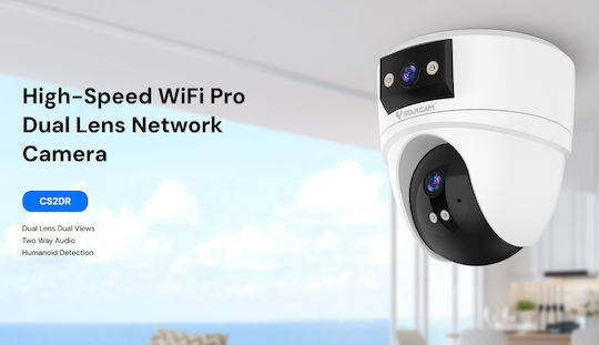 Vstarcam CS2DR IP Surveillance Camera Wi-Fi Full HD+ 3MP Waterproof with Two-Way Communication and Lens 4mm
