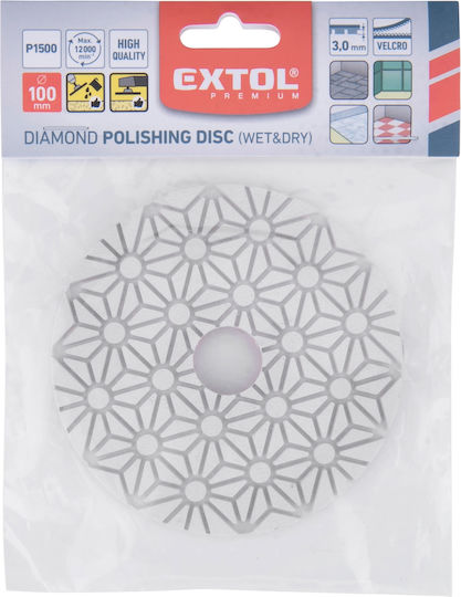 Disc Velcro Diamant Extol Premium 100mm
