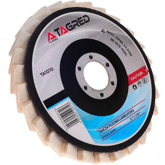 Disc de Lustruire Metal Tagred Ta1070 Material Nețesut 125mm