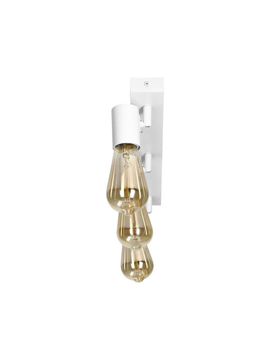Orno Triple Spot with Socket E27 in White Color