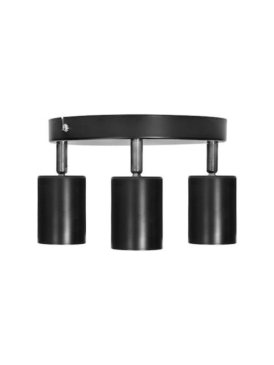 Adviti Spot with 4 Lights and with Socket GU10 in Black Color