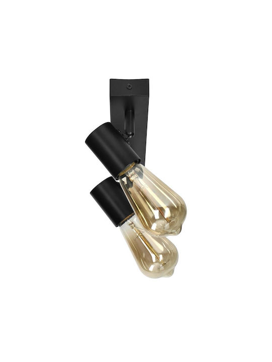 Orno Single Spot with Socket E27 in Black Color