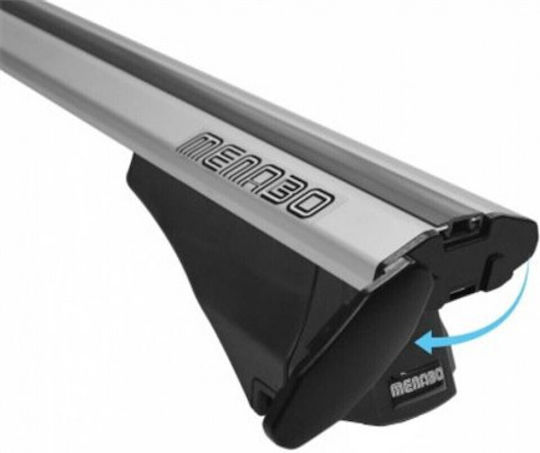 Menabo Car Roof Bars Aluminum Blade M Silver 118 Cm End Alfa High Dacia Duster Oroch 5 Doors 2016> Raised Rails 2 Pieces 12920/mb Mp.12920/mb-4