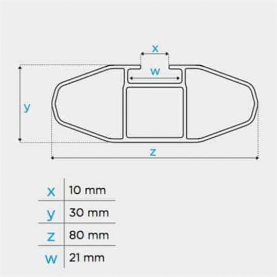 Menabo Car Roof Bars Aluminum Blade M Silver 118 Cm End Alfa High Dacia Duster Oroch 5 Doors 2016> Raised Rails 2 Pieces 12920/mb Mp.12920/mb-4