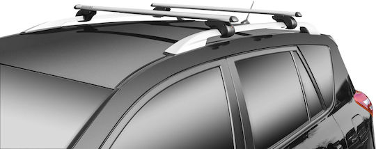 Menabo Aluminum Car Roof Bars Brio 120 Cm Silver Color Ford Escort Iv Station Wagon 5 Doors 1990>2000 Raised Rails Parallel Bars Set 2 Pieces 4000/mb Mp.4000/mb-83
