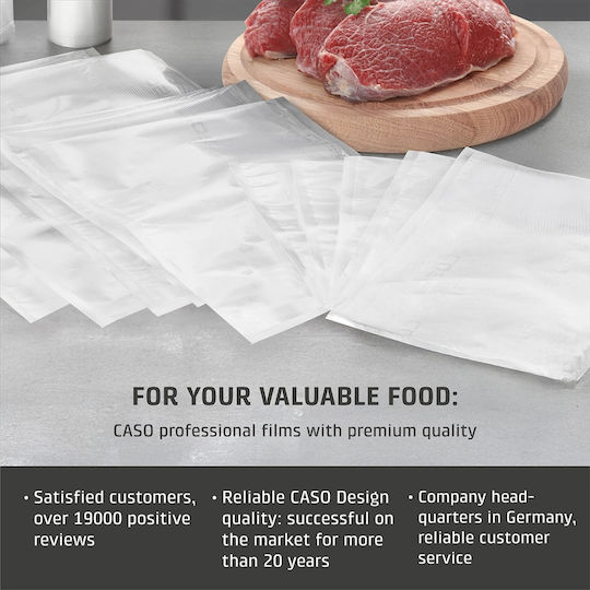 Caso Cooking Bag Grainy Vacuum Sealer Bag 200x300mm 50pcs