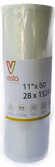 Vesta Precision Σαγρέ Σακούλες για Συσκευές Vacuum 280mm x 15m 1 Ρολό