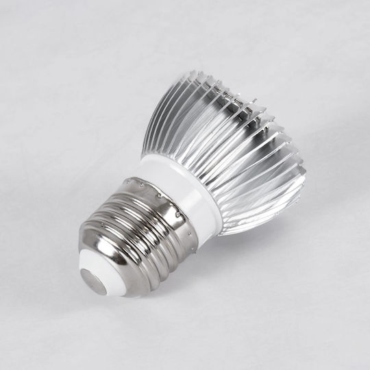 GloboStar LED Bulb 28W for E27 Socket and MR16 Shape Red 840lm Dimmable