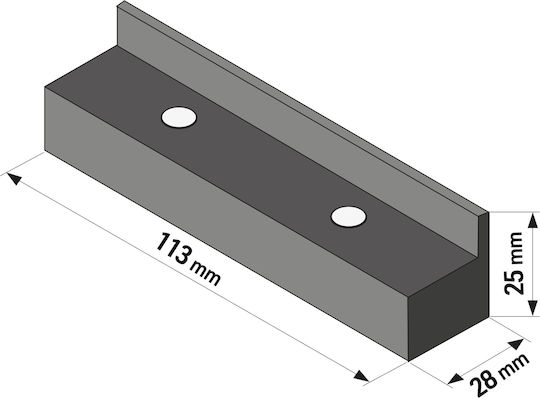113 Mm Clești De Strângere Extol Premium 8812697 Magneți Tpu