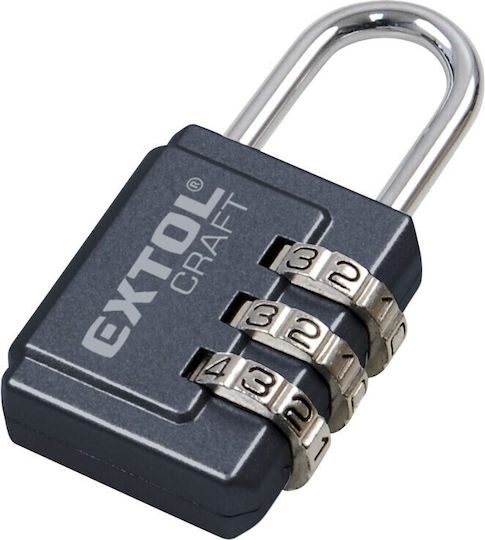 Extol Padlock Brass Combination 3.5mm 1pcs