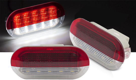 Interior Door LED Lights VW Golf 3 92-98 Golf 4 98-06 Beetle 98-05 Jetta 97-05 Bora 99-05 Polo 02-05 Sharan 96-10 Vento 92-98 Touran 03-06 Skoda Octavia 01-13 Seat Leon 00-06 Toledo 99-04 Alhambra 96-10 Pair 2 Pieces