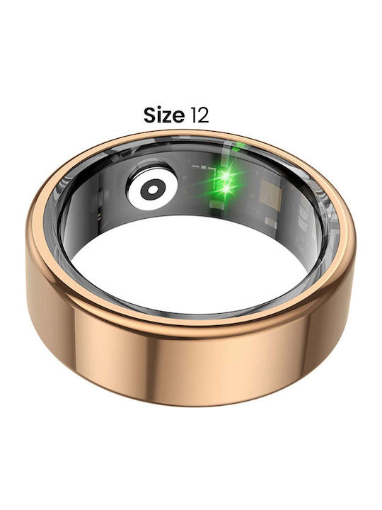 Avizar Connected Ring Size 12 Titan Model Charging Case Gold