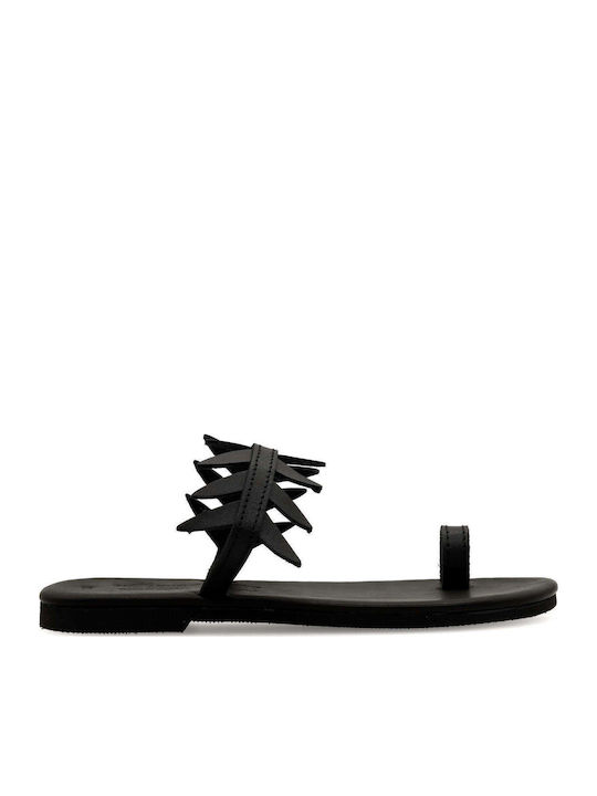 Sandals Slippers Soft Sole Olive Leaves Arsinóe Black Sandals Slippers Soft Sole Olive Leaves Arsinóe Black