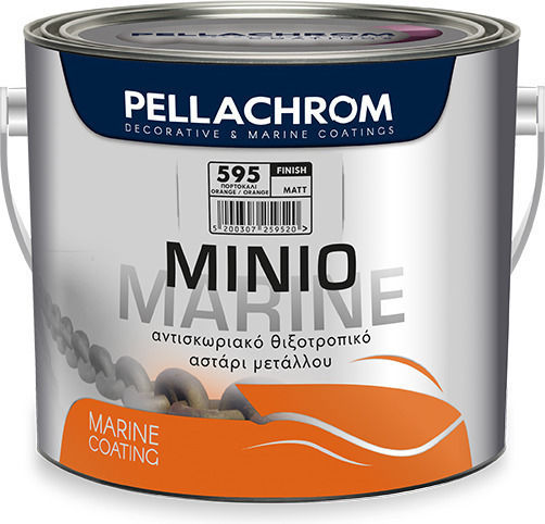 Pellachrom Marine Minio Αστάρι Σκάφους 2.5lt Πορτοκαλί