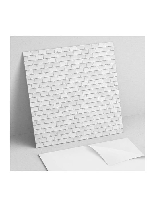 Set Vinyl Wandsticker & Wandgemälde Fliesen Design Wand 9x30x30 cm