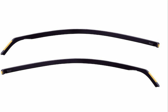 Heko Set of Windbreakers Front Car Dark Fime for Kia ProCeed 3D 2008-2013 2pcs