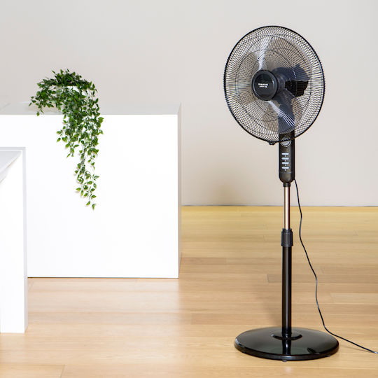 Taurus Bergen 16CR Pedestal Fan 45W Fan Diameter 40cm Black