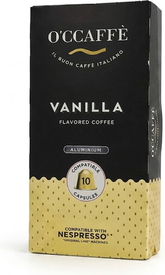 O'Ccaffè Capsule Cappuccino Vanilie Compatibile cu Mașina Nespresso 10capace