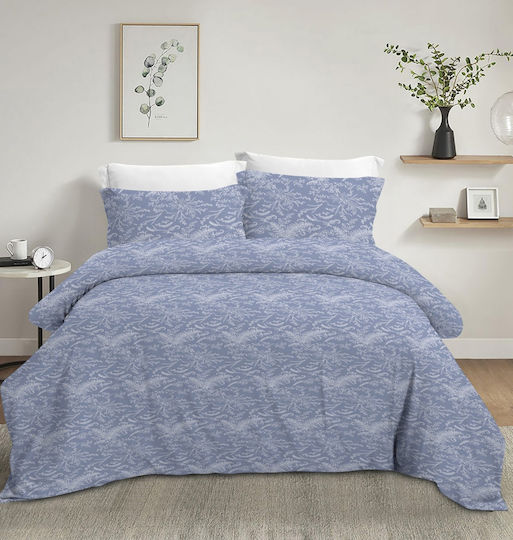 Olia Home Set Single 3buc 170x260cm Albastru prăfuit