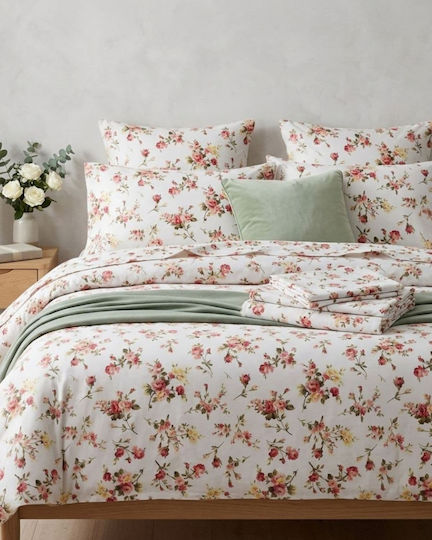 Olia Home Σετ Σεντόνια Μονά με Λάστιχο 100x205+30εκ. Πολύχρωμο (3τμχ)