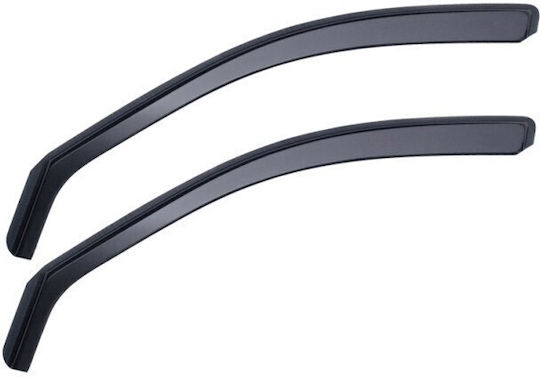 Heko Set of Windbreakers Front Car Dark Fime for Kia Rio 2pcs