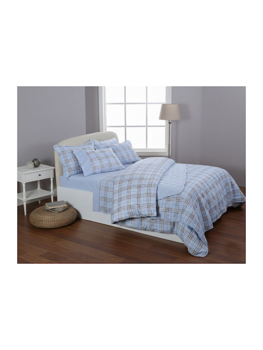 Silk Fashion Bed Sheet Set With 2 Pillowcases Super Double 230x260cm 3 Pieces