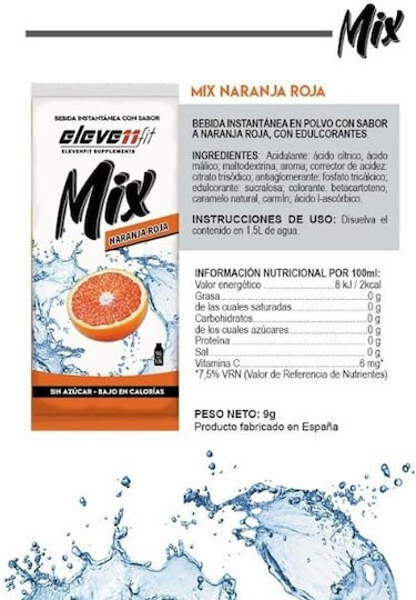 Eleven Fit Fructopot Suc Mix Σαγκουίνι Fără zahăr 9gr 1buc