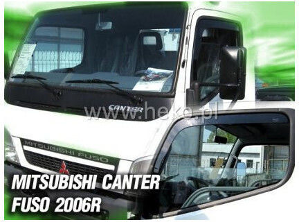 Heko Комплект Ветробрани Предни на камион Dark Fime за Mitsubishi Кантър 2D 2003 2бр
