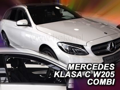 Heko Set of Windbreakers Front Car Dark Fime for Mercedes-Benz Citan 2pcs