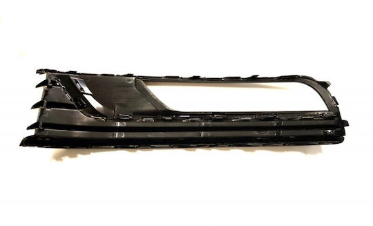 VW Passat 2010.11 Bumper Grille 2 Chrome Strips Holes Right Halogen Lights Trendline B7
