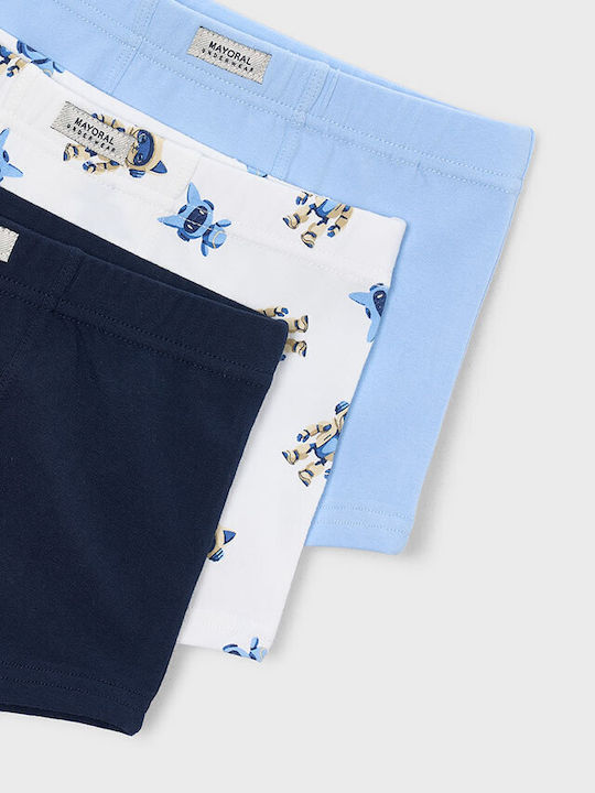 Mayoral Kids Boxers Set 3 Pieces Light Blue