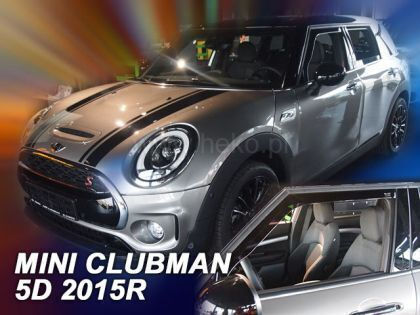 Heko Mini Cooper Clubman F54 5d 2015> Set of Windbreakers Front Car Dark Fime for Mini Cooper 2pcs