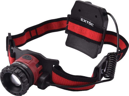 Extol Lanternă cu Bliț Reîncărcabilă de Tip Cască LED cu Luminozitate Maximă 450lm