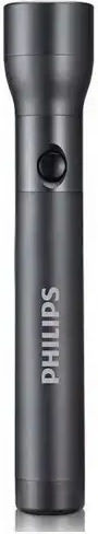 Philips Flashlight LED IPX4 with Maximum Brightness 350lm Black