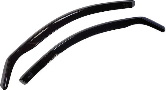 Heko Set of Windbreakers Front Car Dark Fime for Mazda CX-5 2pcs
