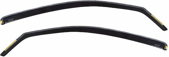 Heko Set of Windbreakers Front Car Dark Fime for Seat Mii Skoda Citigo 5D 2012+ 2pcs