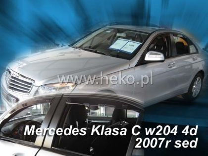 Heko Set deflectoare de vânt Dark Fime pentru Mercedes-Benz Clasa C 2buc