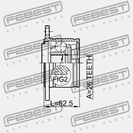 Rechter Innerer Verbindungsteil Für Mitsubishi Challenger K90 1996.05-2001.08 Jpn Mb886682