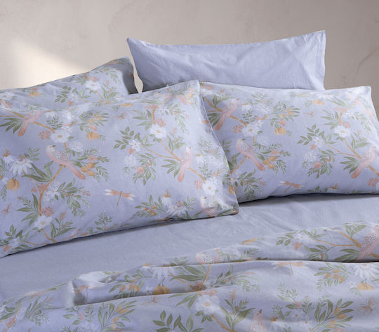 Nef-Nef Homeware Homeware Калъфка за възглавница с борд Розова 52x72см