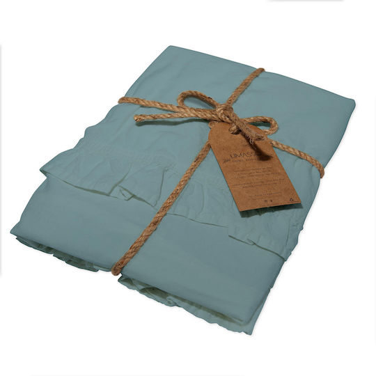 Darymex Kissenbezug-Set Mineral Blue 40x40cm.