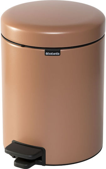 Brabantia Newicon Μεταλλικό Καλαθάκι Μπάνιου 5lt Χάλκινο