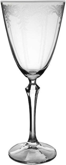 Crystalex CZ Elisabeth Set Gläser Likör/Ouzo aus Glas Mit Stiel 220ml 6Stück