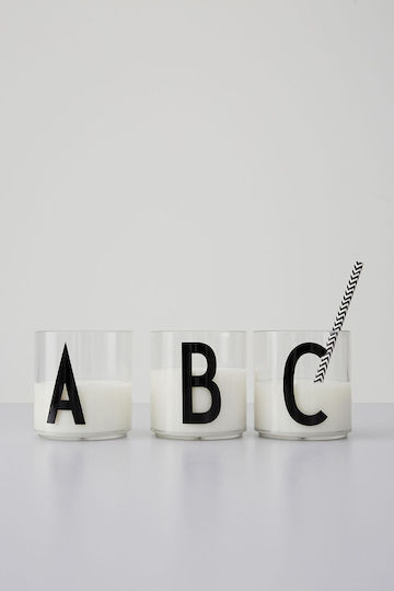 Design Letters R Ποτήρι Νερού Πλαστικό 220ml