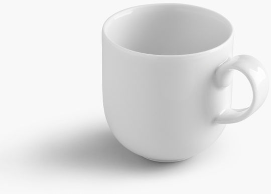 Ionia Plus Porcelain Cup White 380ml
