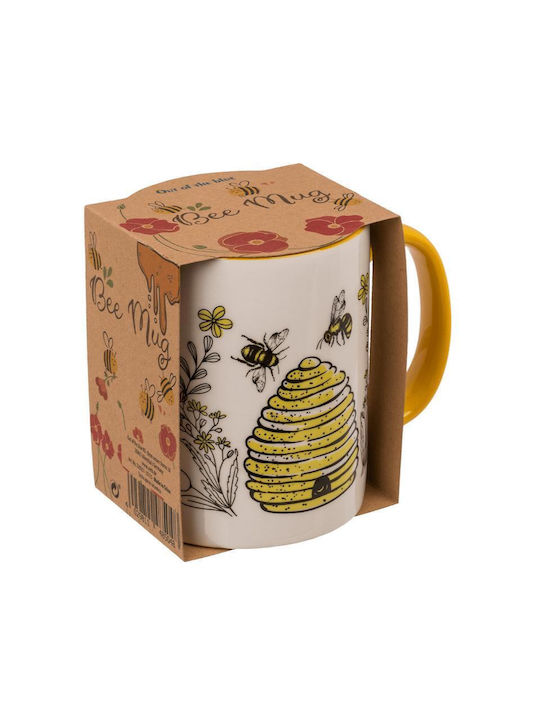 Out of the Blue Honey Ceramic White Mug 250ml